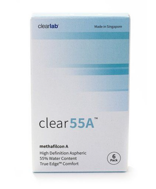 ClearLab Clear 55A Линзы контактные, BC=8.7 d=14.5, D(-4.00), 6 шт.